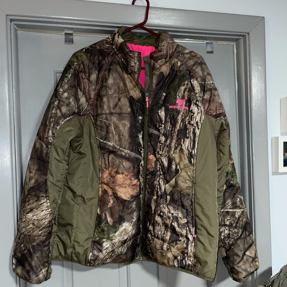 pink mossy oak jacket